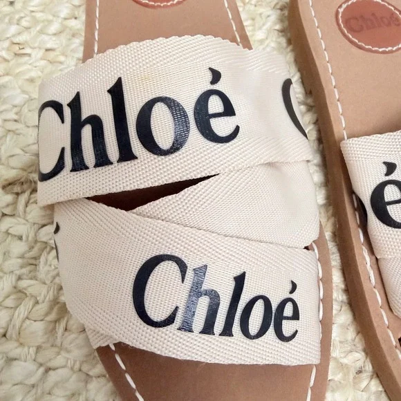 Chloe Woody Flat Mule - Picture 2 of 8